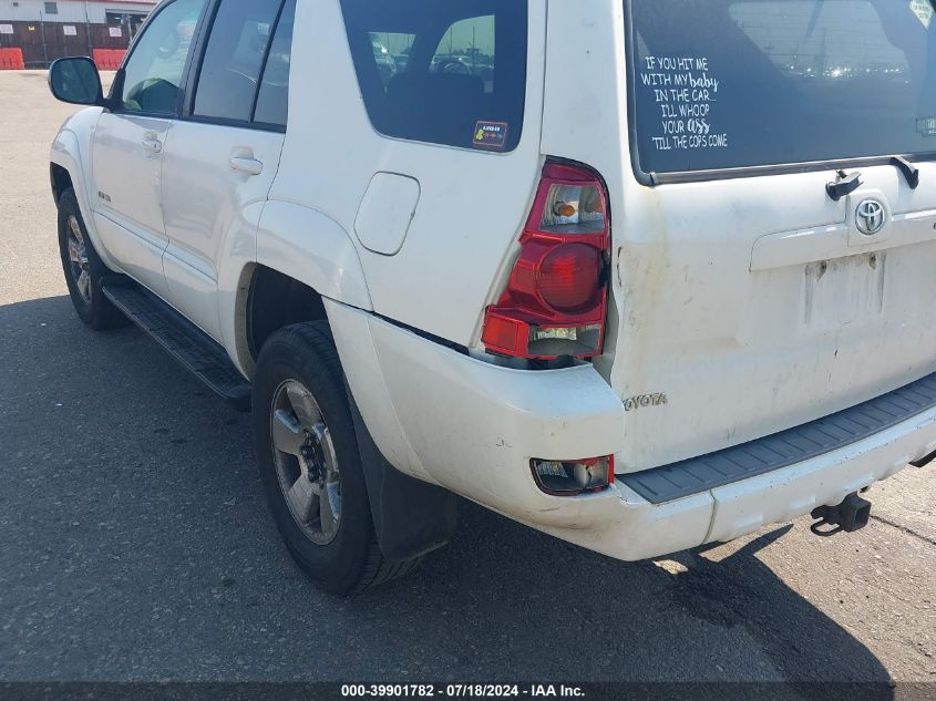 2005 Toyota 4Runner Sr5 V6 VIN: JTEBU14R058052020 Lot: 39901782