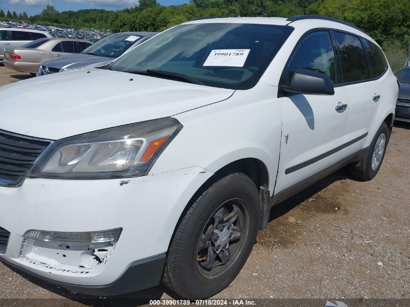 2017 Chevrolet Traverse Ls VIN: 1GNKVFED3HJ240875 Lot: 39901789