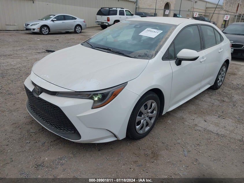 VIN 5YFEPMAE1NP294766 2022 TOYOTA COROLLA LE
