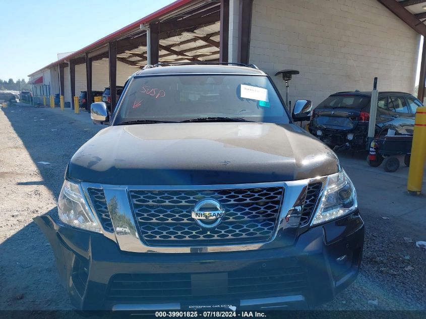 2020 Nissan Armada Platinum 4Wd VIN: JN8AY2NE5L9782880 Lot: 39901825