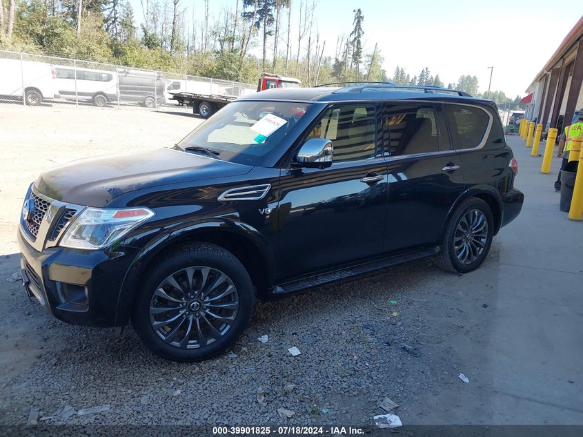 2020 Nissan Armada Platinum 4Wd VIN: JN8AY2NE5L9782880 Lot: 39901825