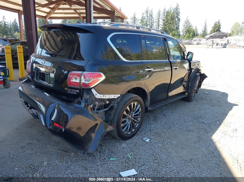2020 Nissan Armada Platinum 4Wd VIN: JN8AY2NE5L9782880 Lot: 39901825