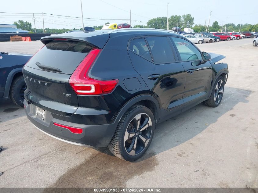 2022 Volvo Xc40 T5 Momentum VIN: YV4162UK1N2641550 Lot: 39901933