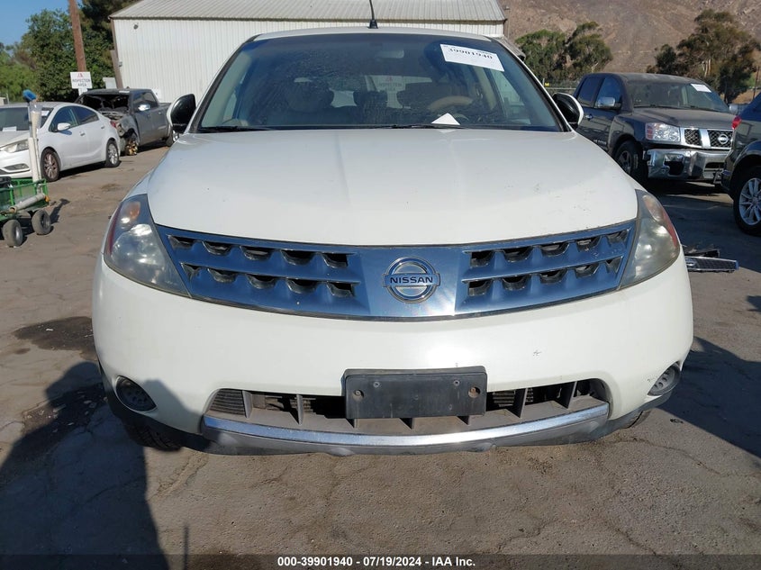 2007 Nissan Murano Sl/Se/S VIN: JN8AZ08T97W505670 Lot: 39901940