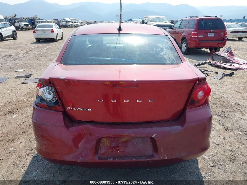 1C3CDZAB8EN214853 2014 Dodge Avenger Se