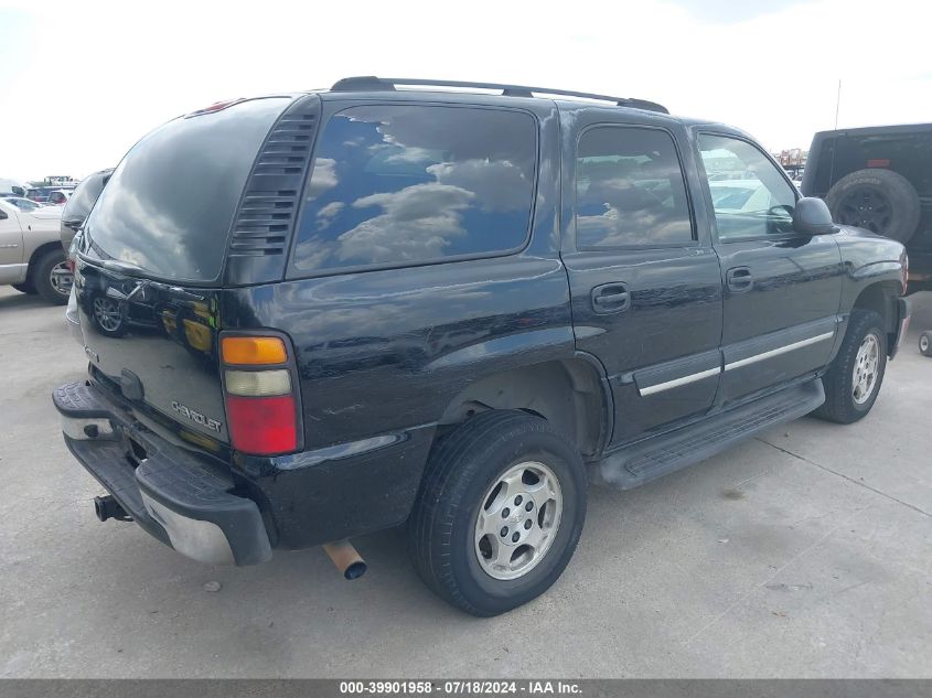 2004 Chevrolet Tahoe Ls VIN: 1GNEC13Z94J274656 Lot: 39901958