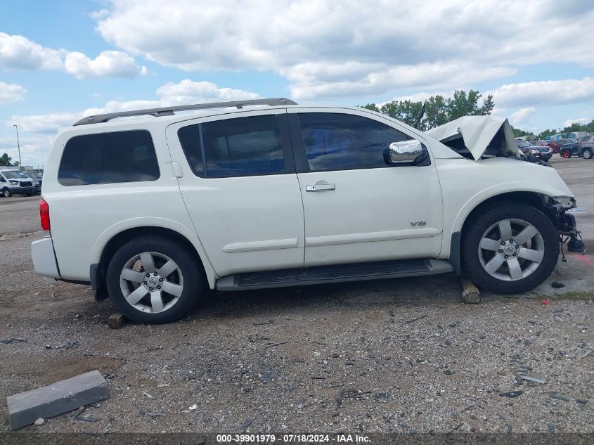 2008 Nissan Armada Le VIN: 5N1BA08D08N620015 Lot: 39901979