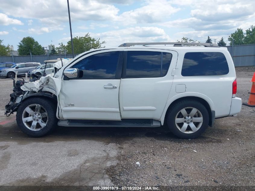 2008 Nissan Armada Le VIN: 5N1BA08D08N620015 Lot: 39901979