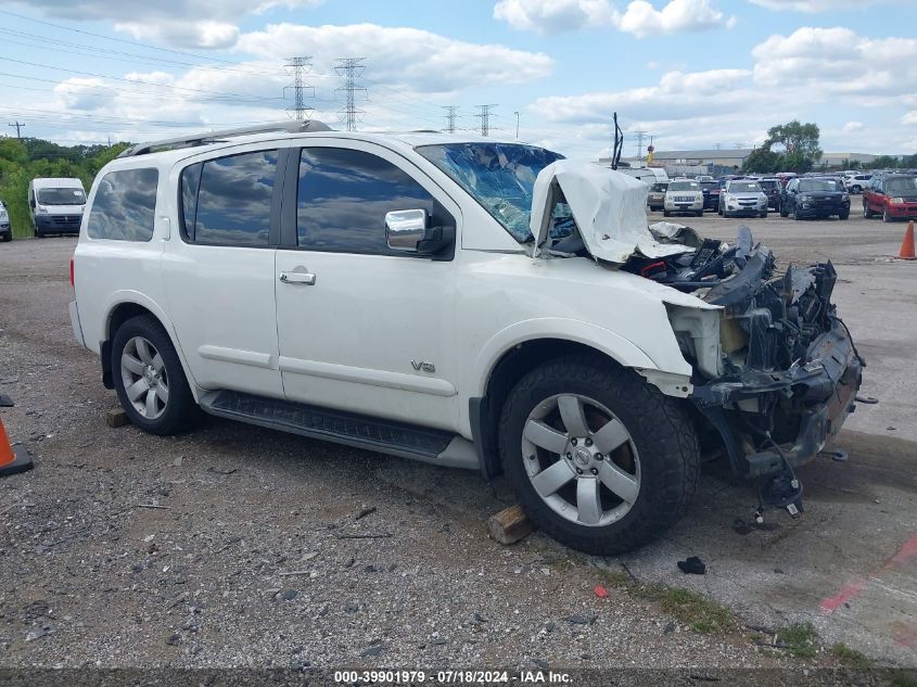 2008 Nissan Armada Le VIN: 5N1BA08D08N620015 Lot: 39901979