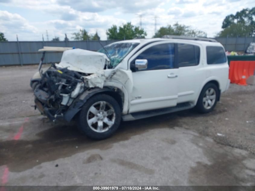 2008 Nissan Armada Le VIN: 5N1BA08D08N620015 Lot: 39901979