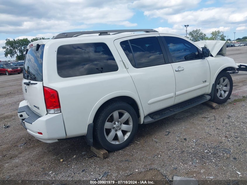 2008 Nissan Armada Le VIN: 5N1BA08D08N620015 Lot: 39901979