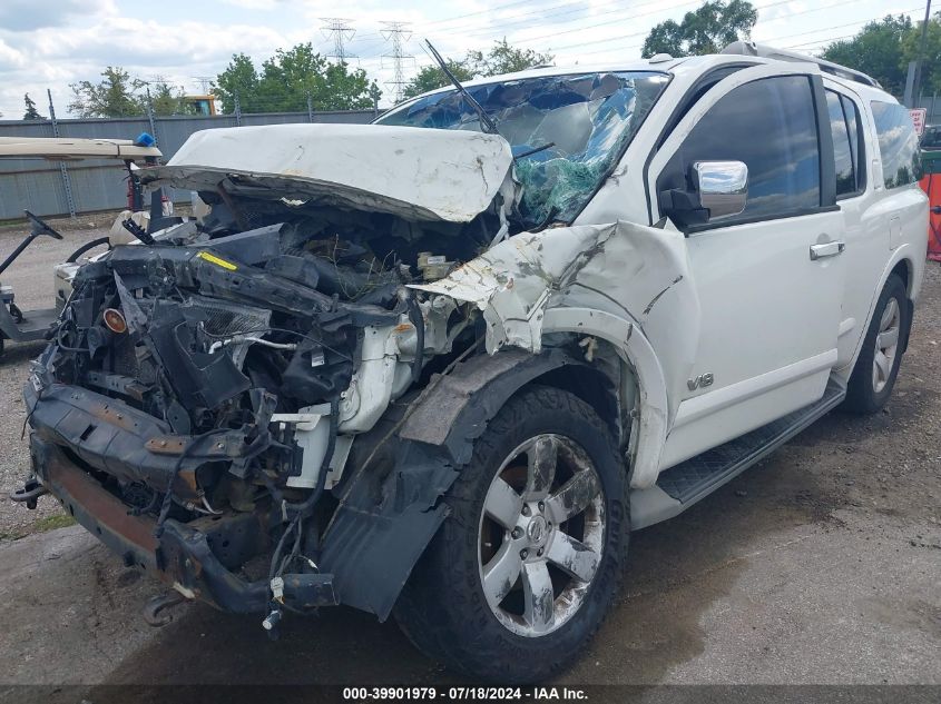 2008 Nissan Armada Le VIN: 5N1BA08D08N620015 Lot: 39901979