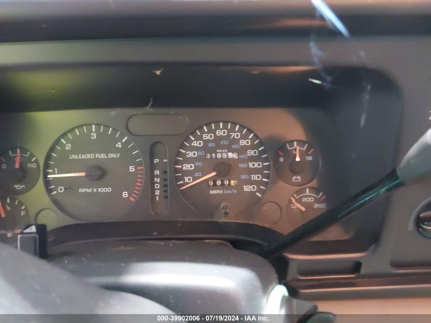 1996 Dodge Ram 1500 VIN: 3B7HC13Z8TG114757 Lot: 39902006