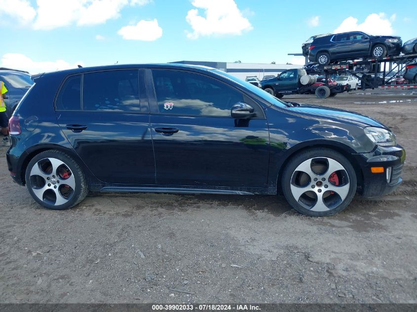 2012 Volkswagen Gti VIN: WVWHV7AJ7CW258411 Lot: 39902033
