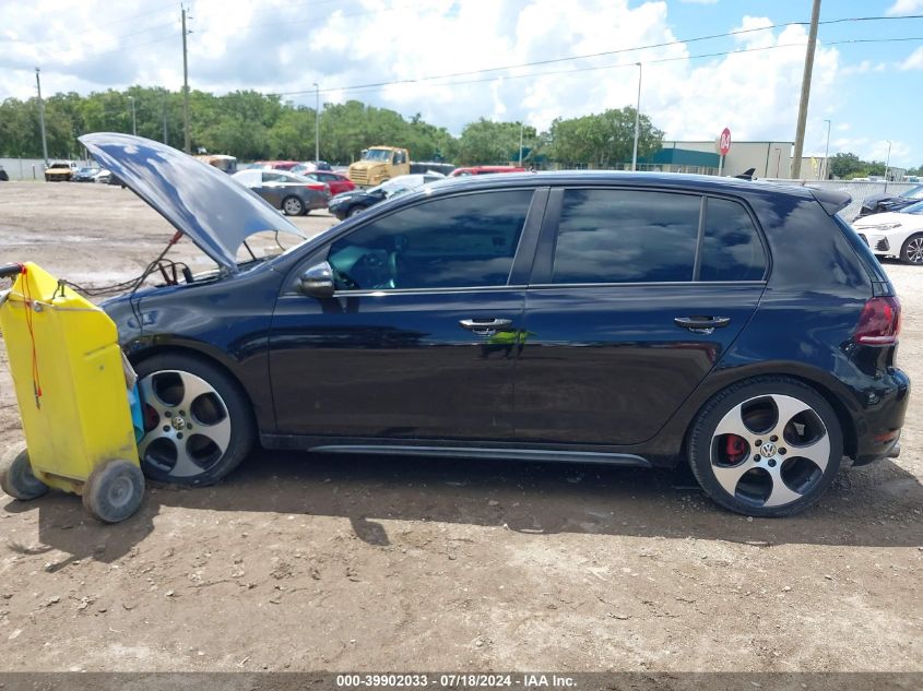 2012 Volkswagen Gti VIN: WVWHV7AJ7CW258411 Lot: 39902033