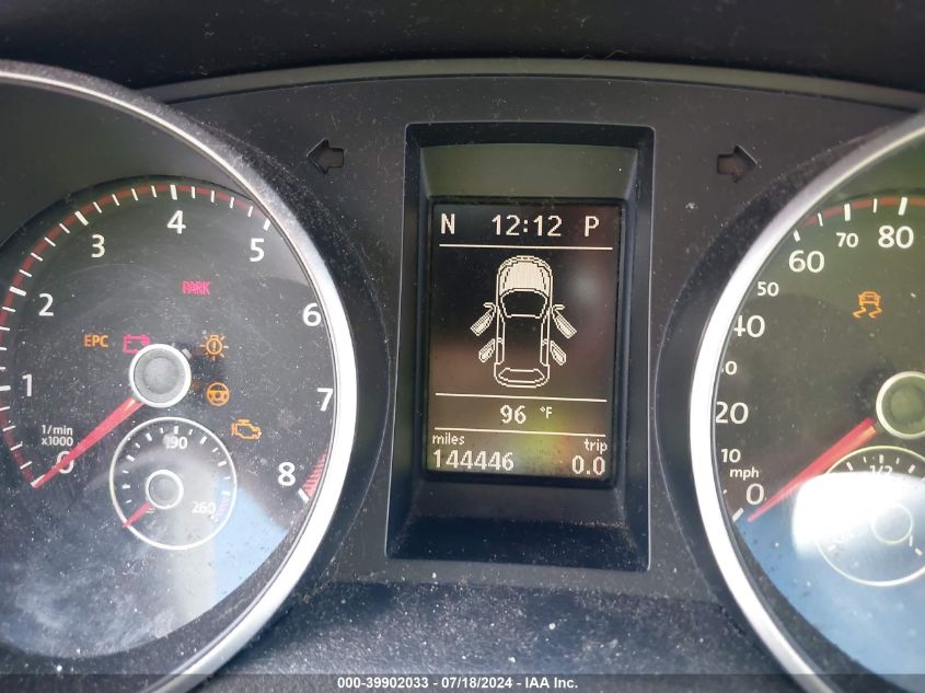 2012 Volkswagen Gti VIN: WVWHV7AJ7CW258411 Lot: 39902033