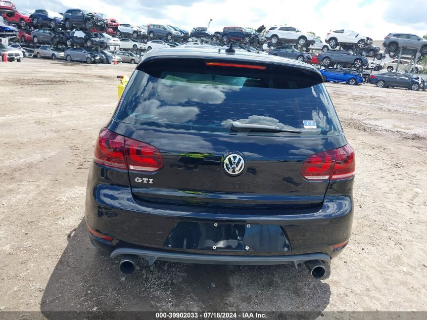 2012 Volkswagen Gti VIN: WVWHV7AJ7CW258411 Lot: 39902033