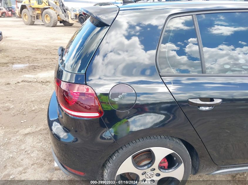 2012 Volkswagen Gti VIN: WVWHV7AJ7CW258411 Lot: 39902033