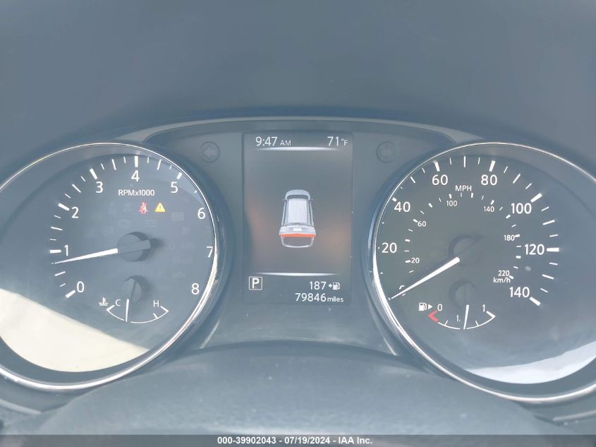 2017 Nissan Rogue Sv VIN: KNMAT2MT0HP574810 Lot: 39902043