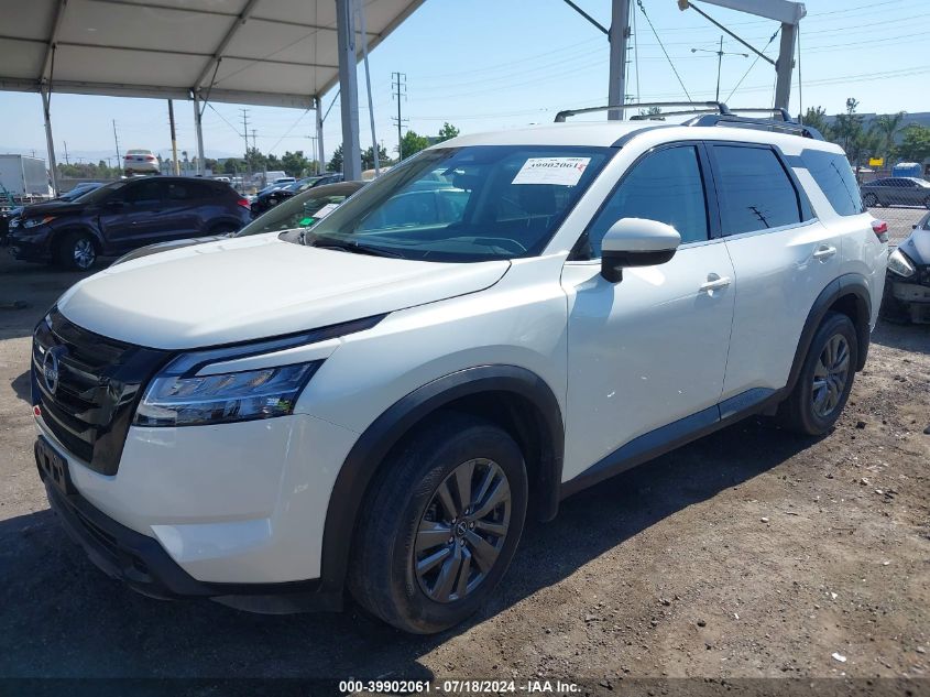 2022 Nissan Pathfinder Sv 2Wd VIN: 5N1DR3BA3NC235301 Lot: 39902061