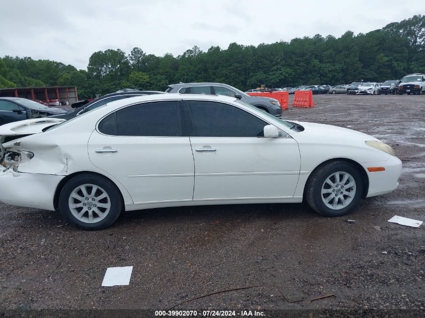 2003 Lexus Es 300 VIN: JTHBF30G836019577 Lot: 39902070