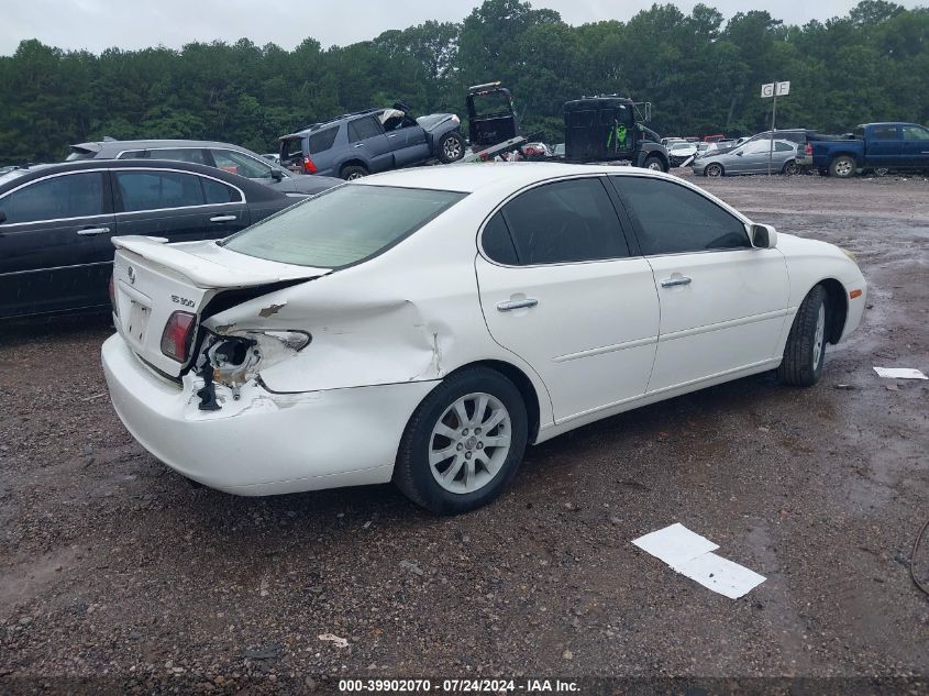 2003 Lexus Es 300 VIN: JTHBF30G836019577 Lot: 39902070