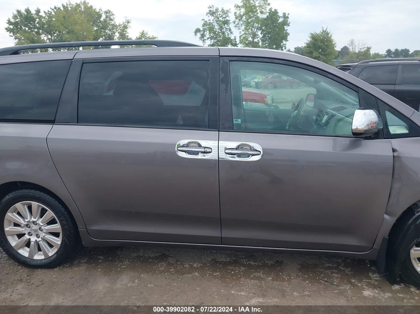 2014 Toyota Sienna Xle 7 Passenger VIN: 5TDDK3DC9ES079884 Lot: 39902082