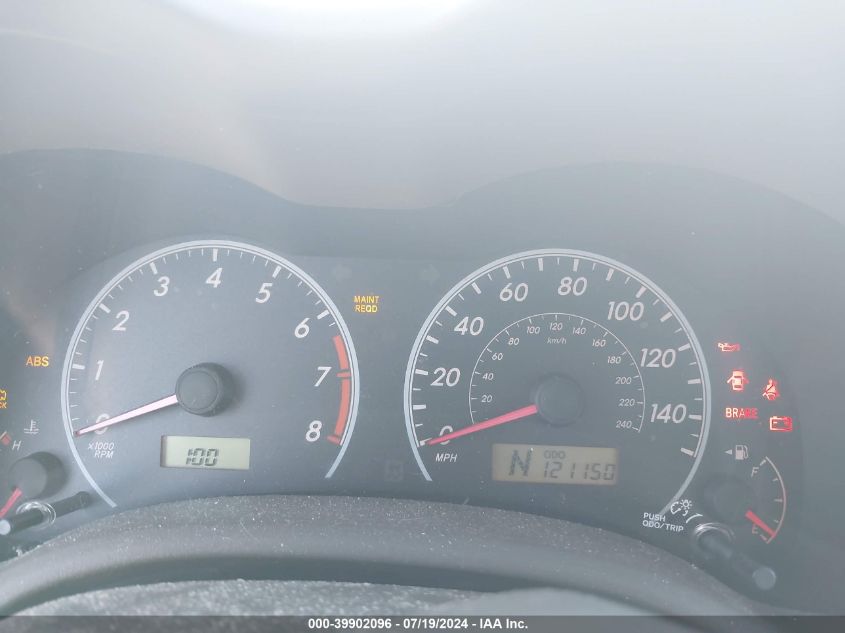 2009 Toyota Corolla S/Le/Xle VIN: 2T1BU40E49C148316 Lot: 39902096