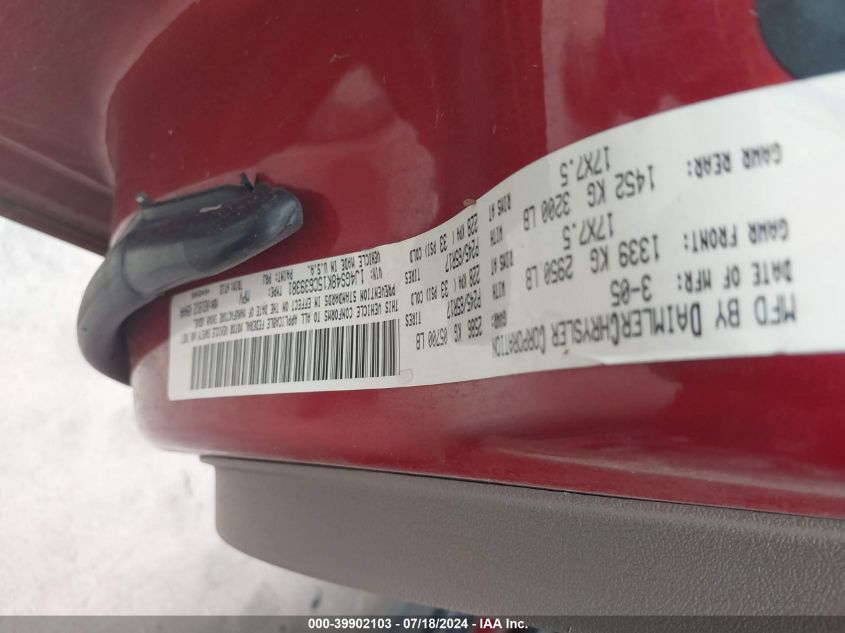 2005 Jeep Grand Cherokee Laredo VIN: 1J4GS48K15C639381 Lot: 39902103