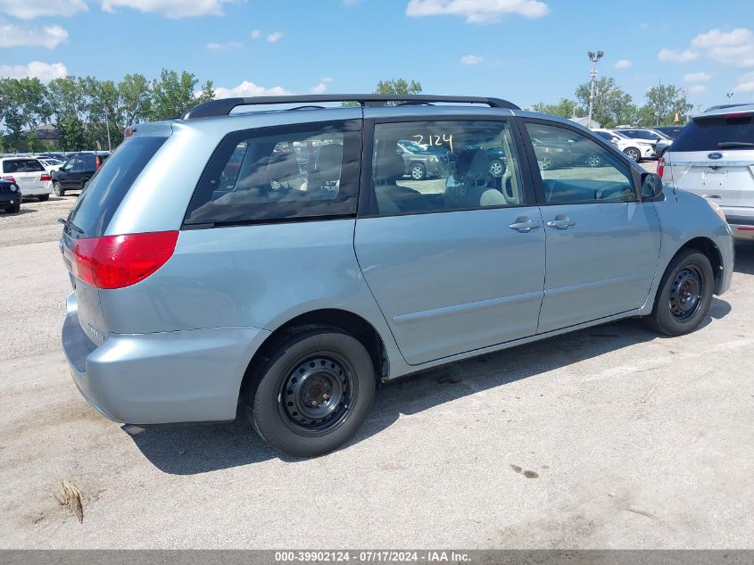 2008 Toyota Sienna Ce VIN: 5TDZK23C68S102348 Lot: 39902124