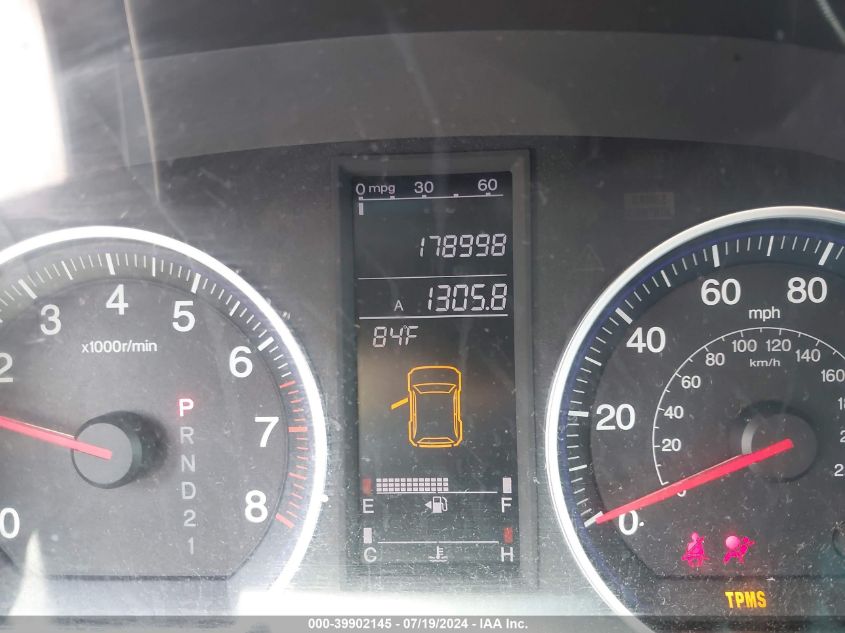 2007 Honda Cr-V Ex-L VIN: JHLRE38777C082851 Lot: 39902145