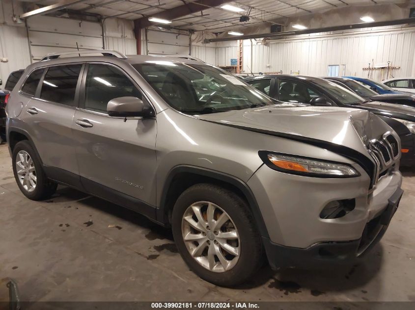 2016 Jeep Cherokee Limited VIN: 1C4PJMDB8GW197103 Lot: 39902181