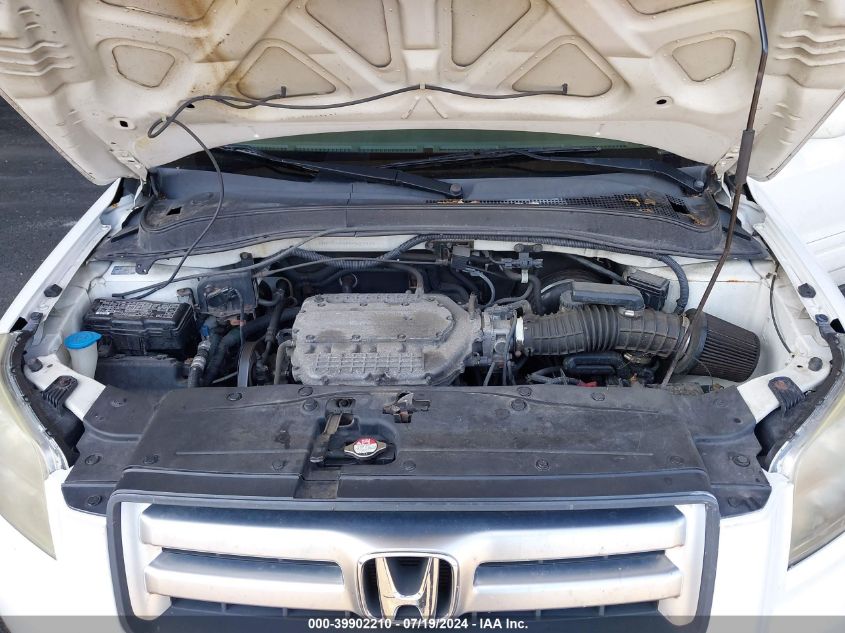 2006 Honda Pilot Ex VIN: 2HKYF18486H532736 Lot: 39902210