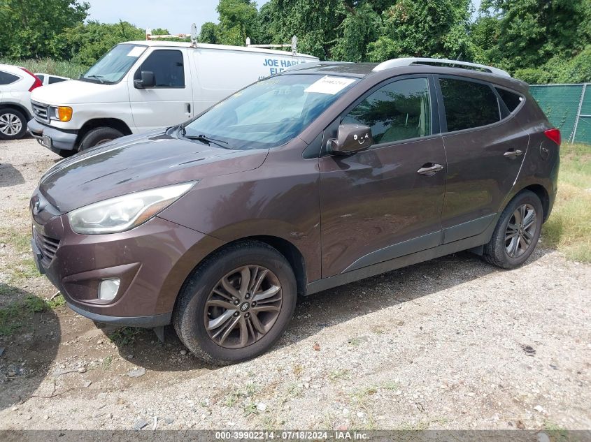 2014 Hyundai Tucson Se VIN: KM8JUCAG1EU825692 Lot: 39902214