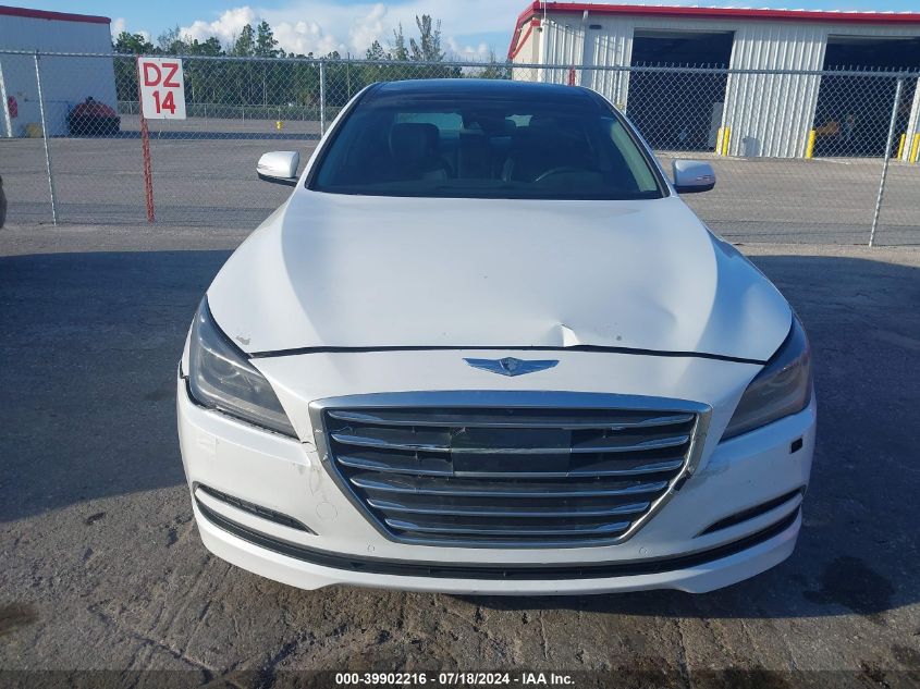 2015 Hyundai Genesis 3.8L VIN: KMHGN4JE9FU019533 Lot: 39902216