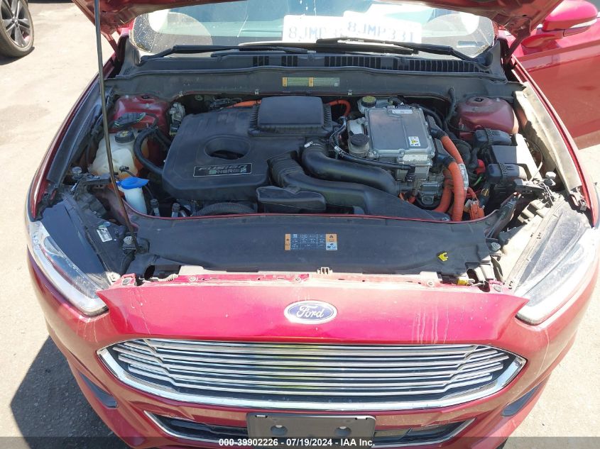 2013 Ford Fusion Energi Se Luxury VIN: 3FA6P0PU9DR254090 Lot: 39902226