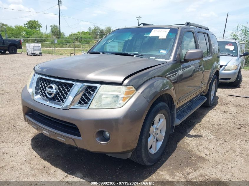 2008 Nissan Pathfinder Se VIN: 5N1AR18U98C608595 Lot: 39902306