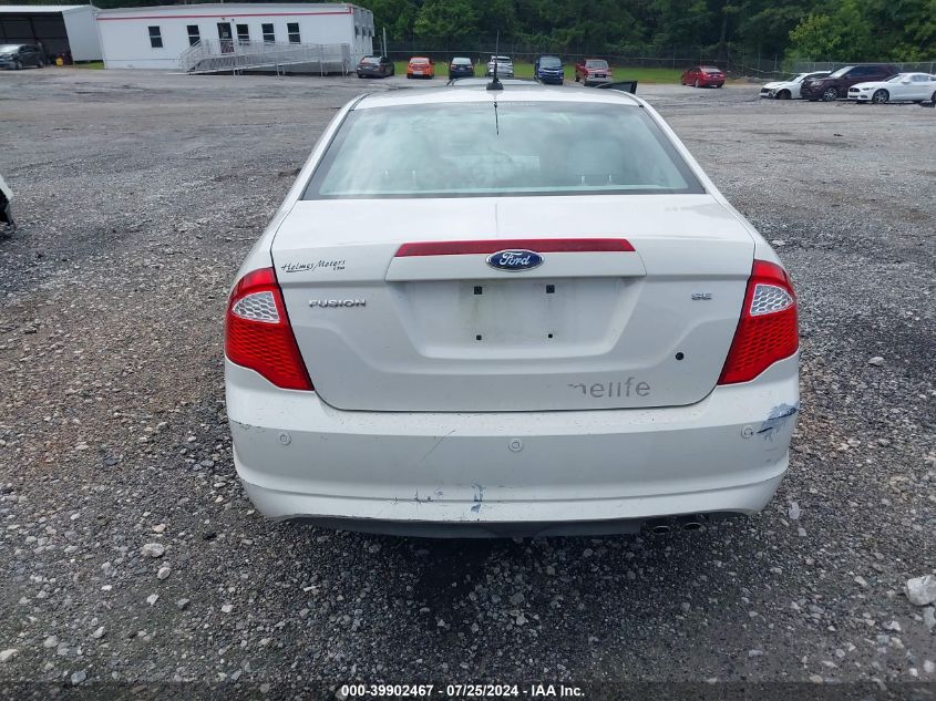 2012 Ford Fusion Se VIN: 3FAHP0HA1CR424342 Lot: 39902467