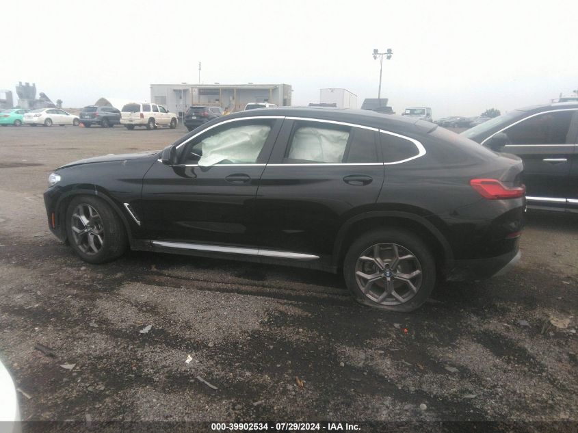 2022 BMW X4 xDrive30I VIN: 5UX33DT02N9M44005 Lot: 39902534