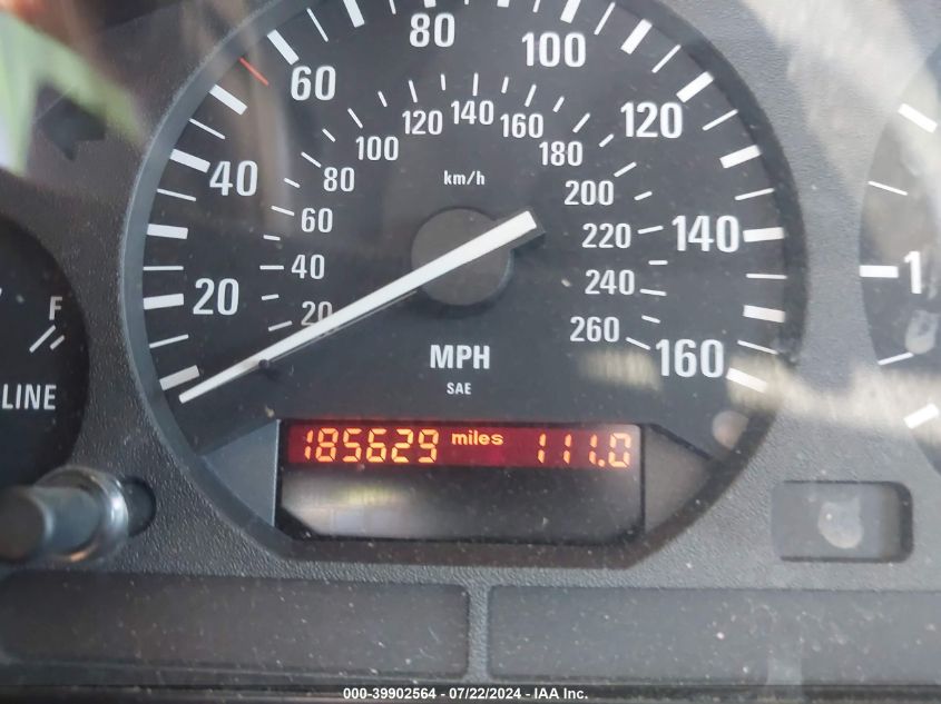 1995 BMW 318 I Automatic VIN: 4USCC8321SLA10809 Lot: 39902564