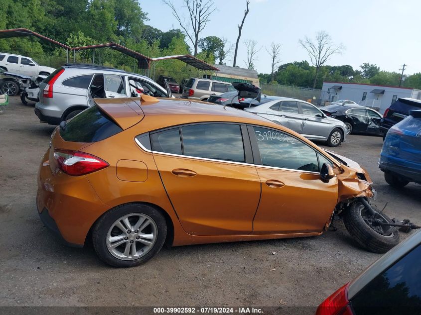 2017 Chevrolet Cruze Lt Auto VIN: 3G1BE6SM5HS579822 Lot: 39902592