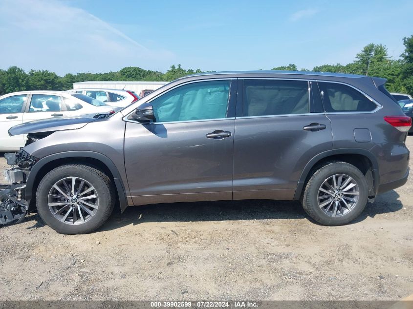 2018 Toyota Highlander Xle VIN: 5TDJZRFH7JS541086 Lot: 39902599