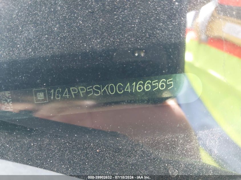 2012 Buick Verano VIN: 1G4PP5SK0C4166565 Lot: 39902632