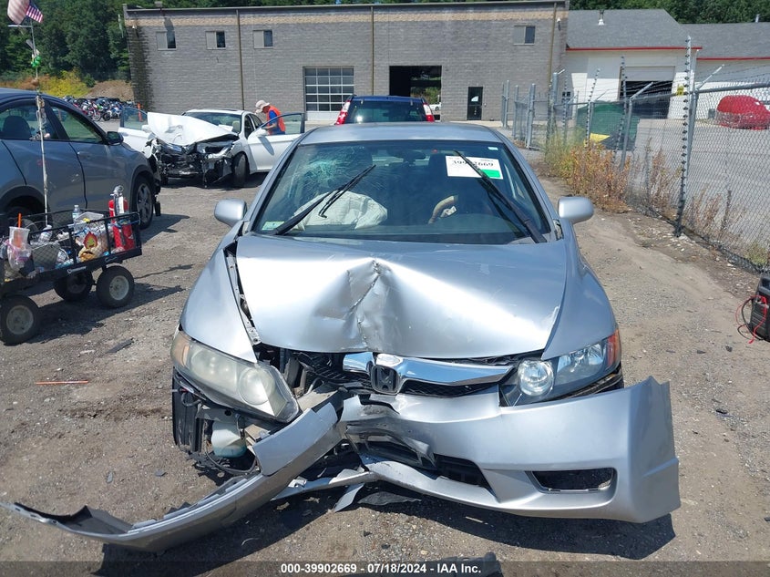 2009 Honda Civic Lx VIN: 2HGFA16589H360997 Lot: 39902669