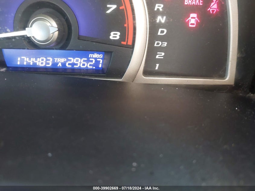 2009 Honda Civic Lx VIN: 2HGFA16589H360997 Lot: 39902669