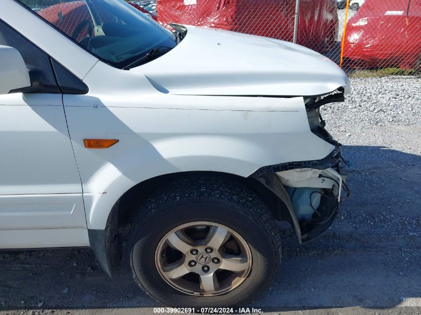 2006 Honda Pilot Ex VIN: 5FNYF28456B034661 Lot: 39902691