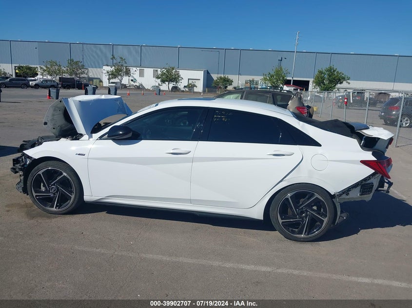 VIN KMHLR4AF4PU414345 2023 HYUNDAI ELANTRA N LINE