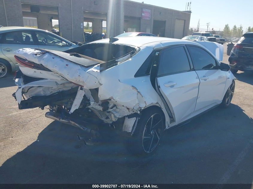 VIN KMHLR4AF4PU414345 2023 HYUNDAI ELANTRA N LINE