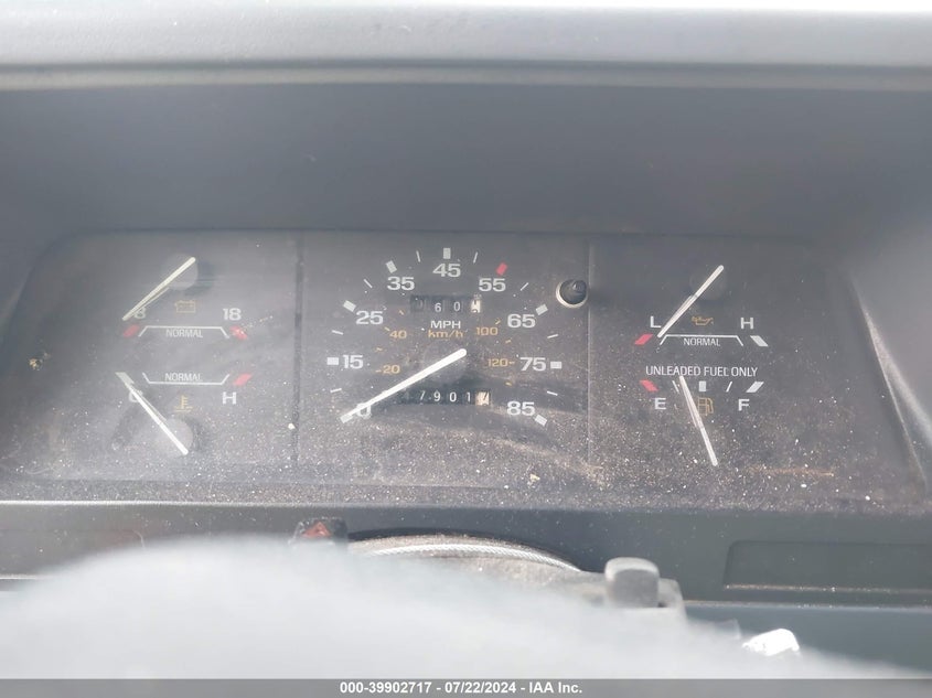 1992 Ford Ranger VIN: 1FTCR10U9NUA49743 Lot: 39902717