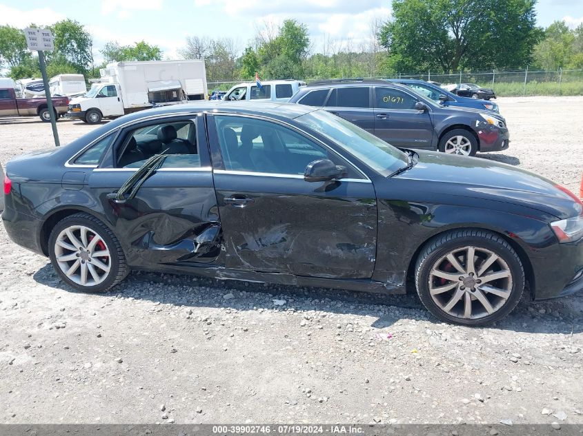 2013 Audi A4 2.0T Premium VIN: WAUFFAFL3DA167319 Lot: 39902746